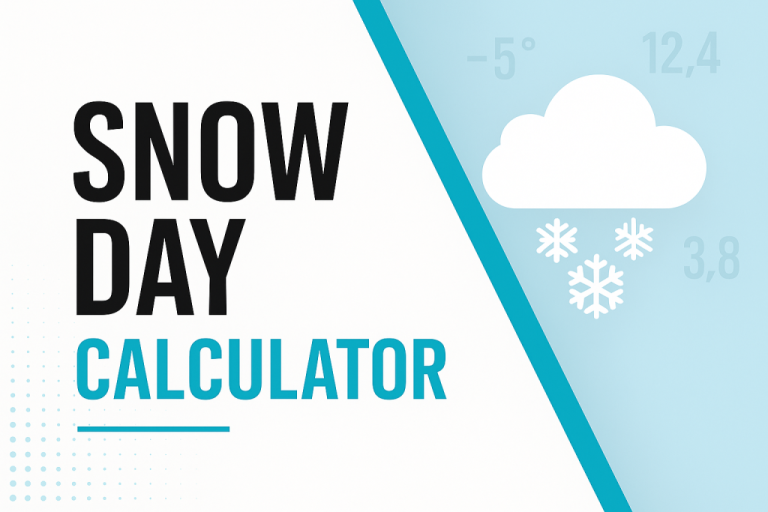Snow Day Calculator